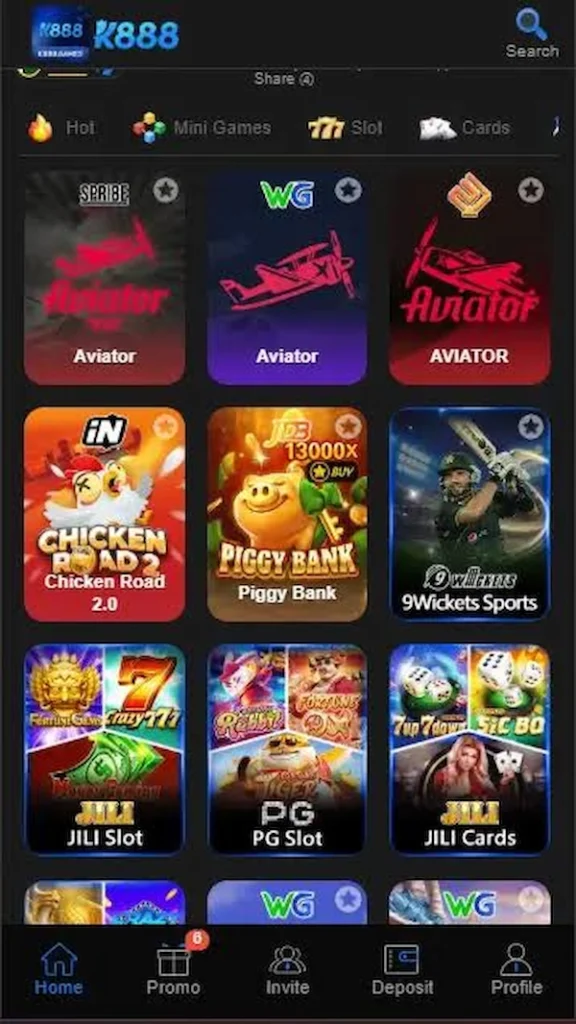 k888 game